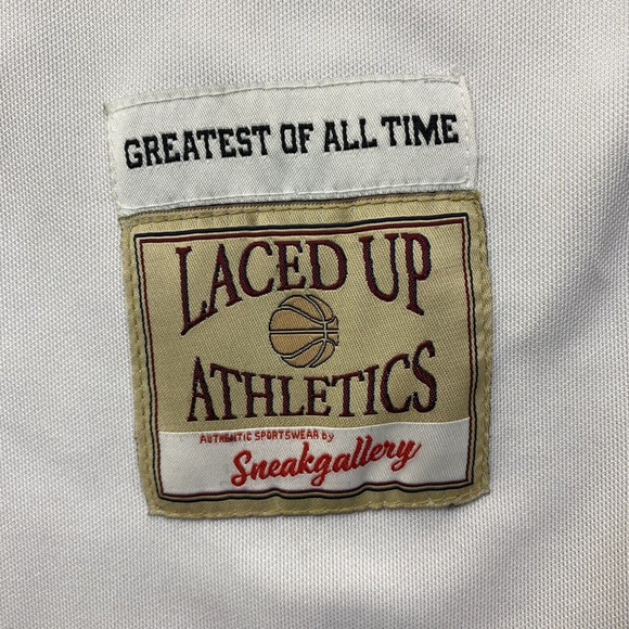 Sneak Gallery LACED UP G.O.A.T. MICHAEL JORDAN #23 JERSEY RETR0 95 “ I’m Back” - Picture 4 of 16